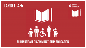 GTI リスト ( GTI List )-SDGs2030年までに、教育におけるジェンダー格差を無くし、障害者、先住民及び脆弱な立場にある子供など、脆弱層があらゆるレベルの教育や職業訓練に平等にアクセスできるようにする。
